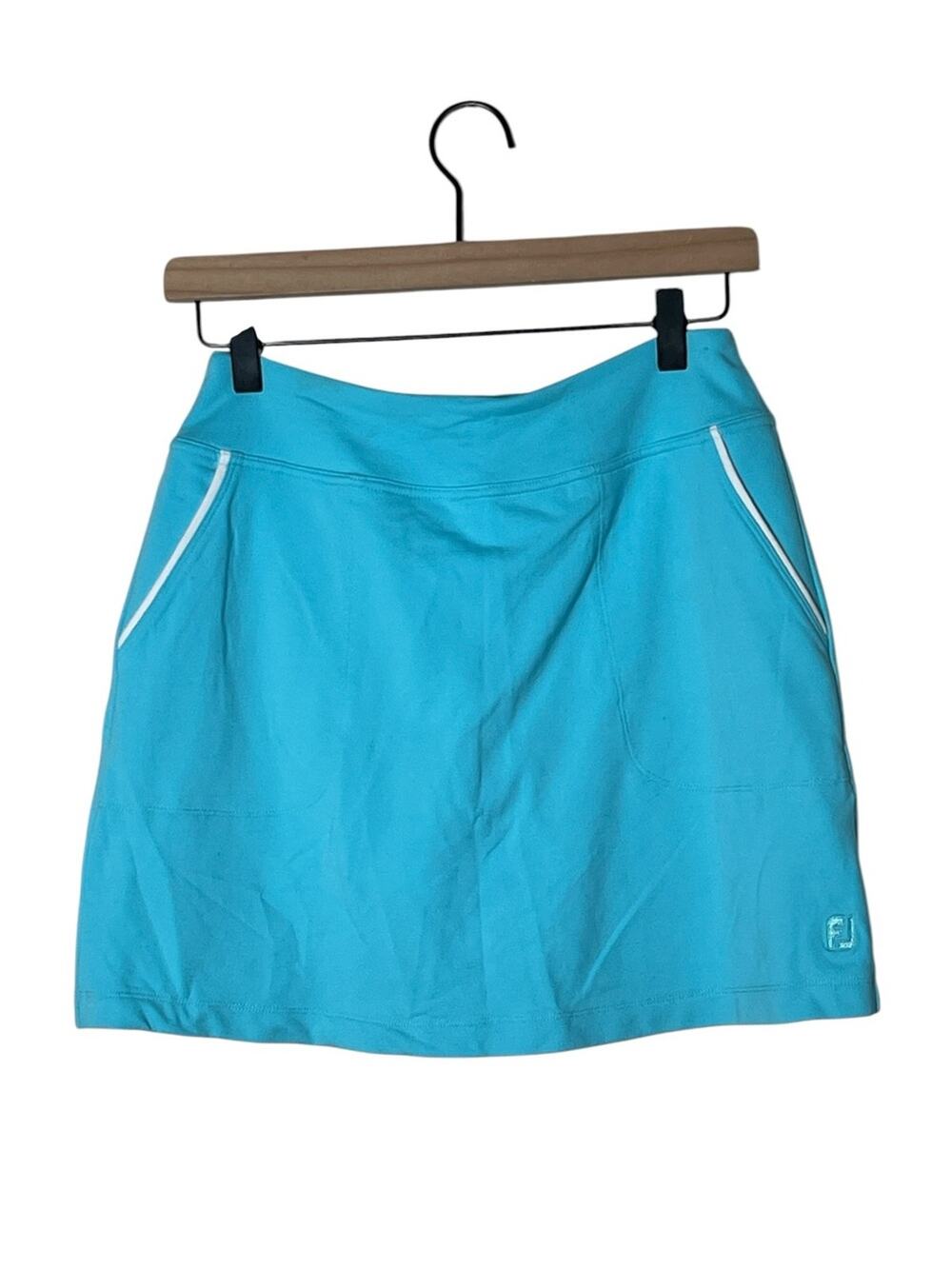 FJ FootJoy Blue Golf Skort with White Piping size extra small XS B85